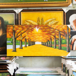 Tranh Hàng Cây Mùa Thu - CMT01