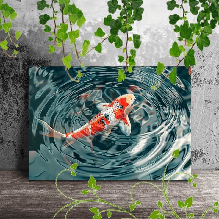 Bí Ẩn Tranh Cá Chép Hoa Sen Hợp Với Tuổi Nào 2025 ? 