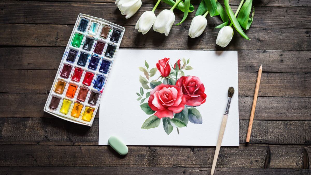 Cách Tô Màu Hoa Hồng Đẹp: Hướng Dẫn Chi Tiết Từng Bước 2025