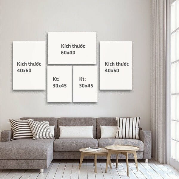 [Chi Tiết] Các Kích Cỡ Ảnh Treo Tường Phổ Biến 2025