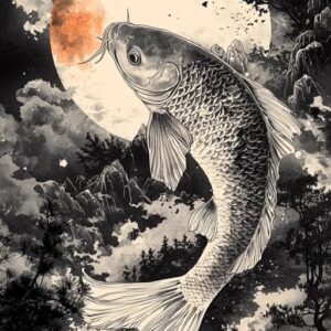 Hình Ảnh Cá Chép Trông Trăng 2025