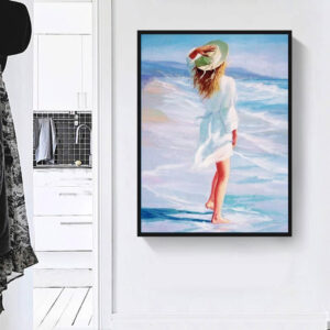 Hinh Anh Co Gai va Bien GB01 FTS Decor 1