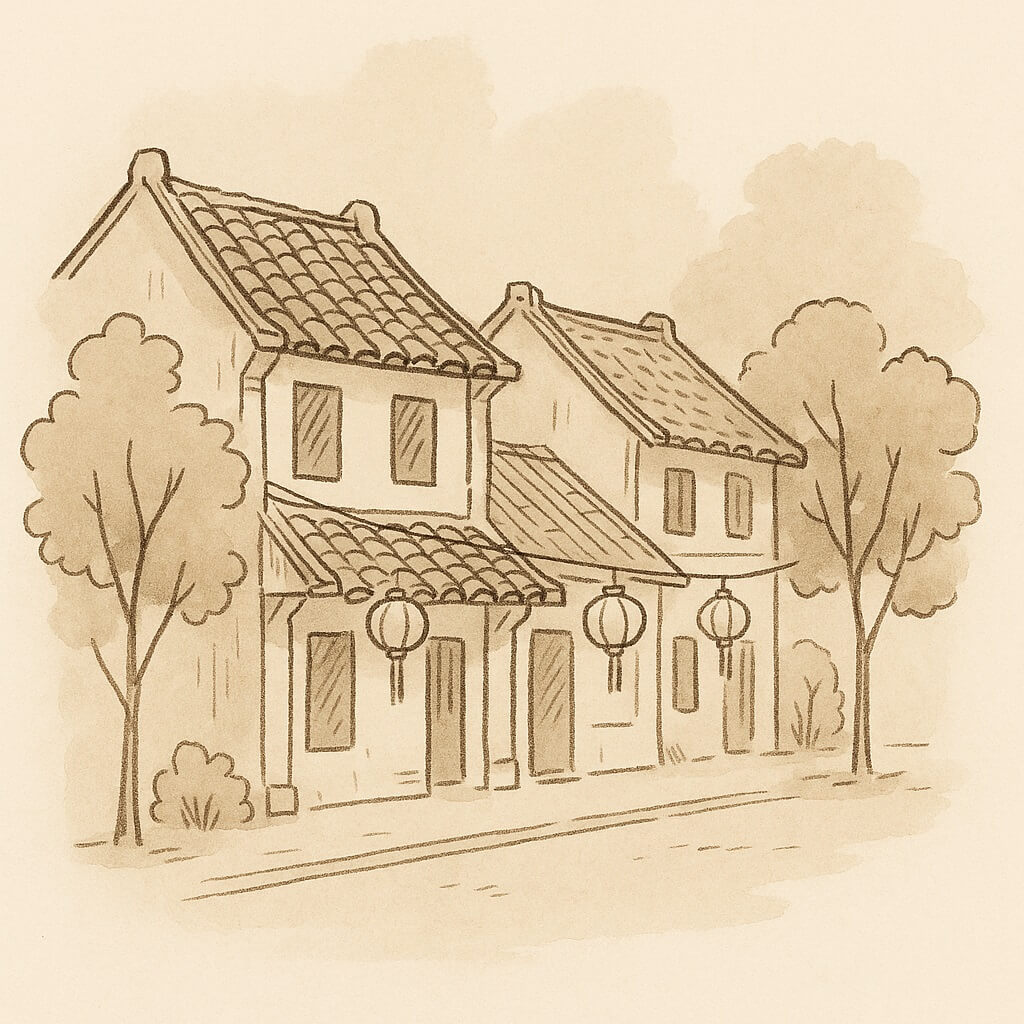 Hướng Dẫn Vẽ Phố Cổ Hà Nội Đơn Giản Cho Người Mới Bắt Đầu (Cực dễ!)