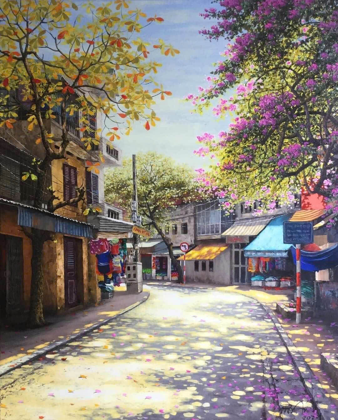 Hướng Dẫn Vẽ Phố Cổ Hà Nội Đơn Giản Cho Người Mới Bắt Đầu (Cực dễ!)