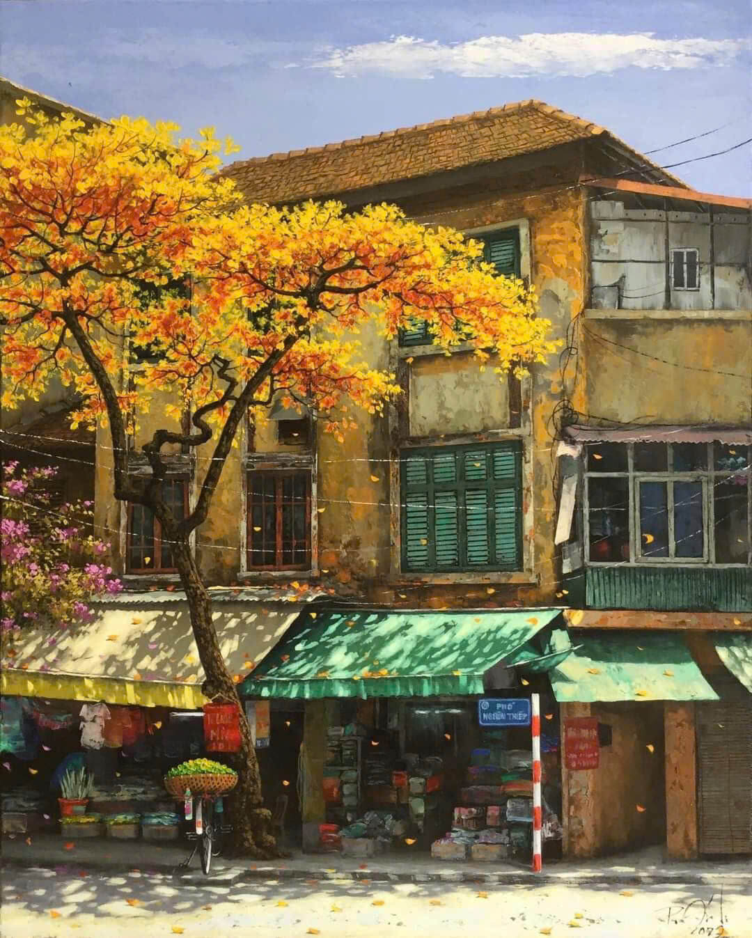 Hướng Dẫn Vẽ Phố Cổ Hà Nội Đơn Giản Cho Người Mới Bắt Đầu (Cực dễ!)