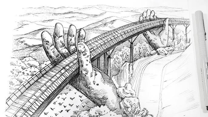 Hướng Dẫn Vẽ Tranh Phong Cảnh Đà Nẵng Đẹp Cho Người Mới Bắt Đầu