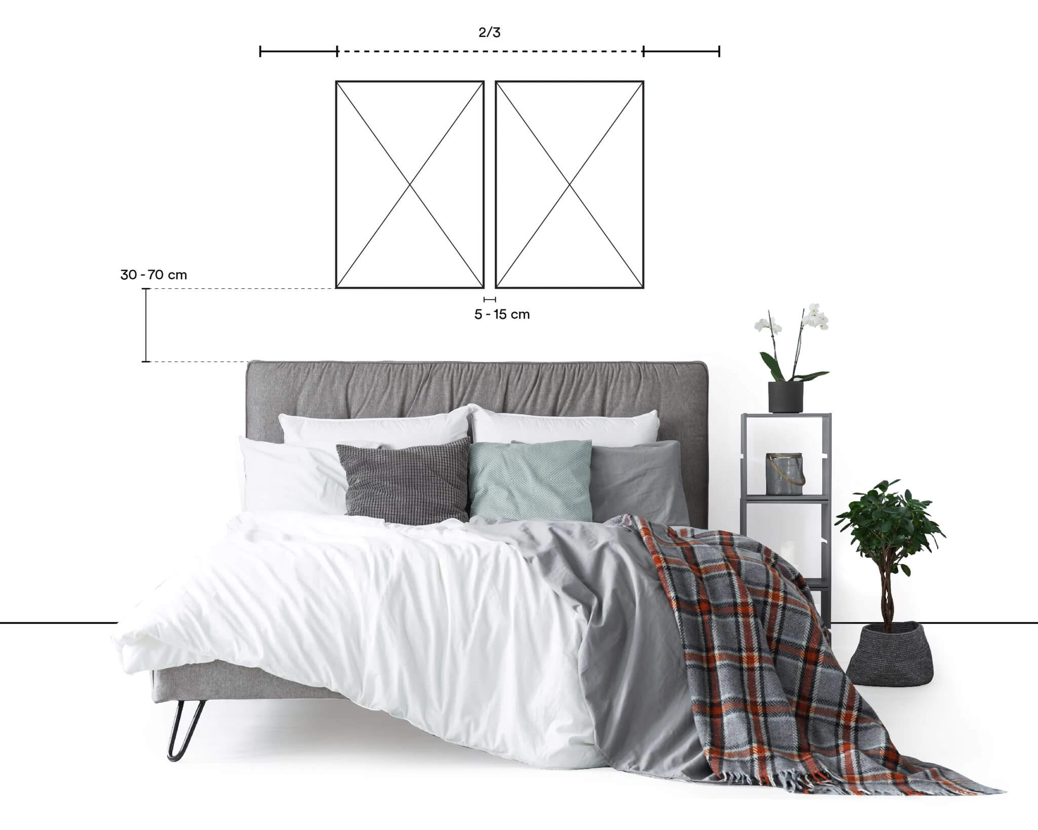 Kích Thước Khung Tranh Phòng Khách Phổ Biến 2025