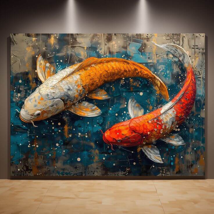 Tranh Cá Chép Treo Hướng Nào Tốt Để Hút Tài Lộc 2025