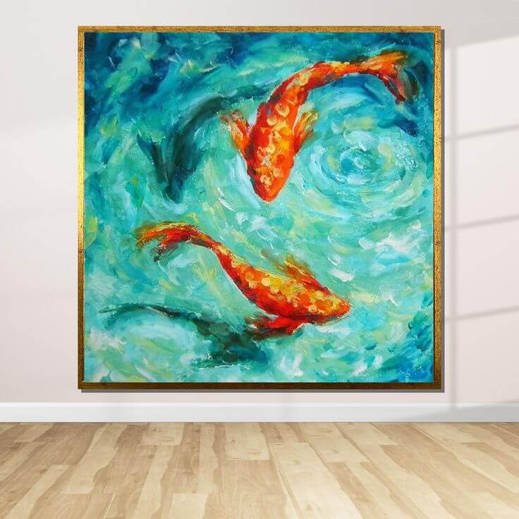 Tranh Cá Chép Treo Hướng Nào Tốt Để Hút Tài Lộc 2025