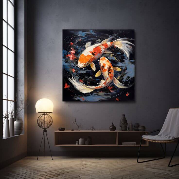 Tranh Cá Chép Treo Hướng Nào Tốt Để Hút Tài Lộc 2025