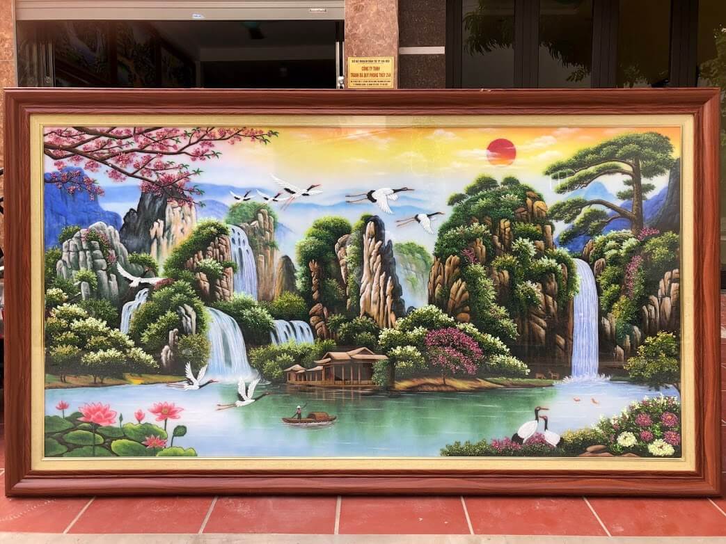 Tranh Thác Nước Hợp Với Tuổi Nào Đừng Treo Nếu Chưa Biết Điều Này