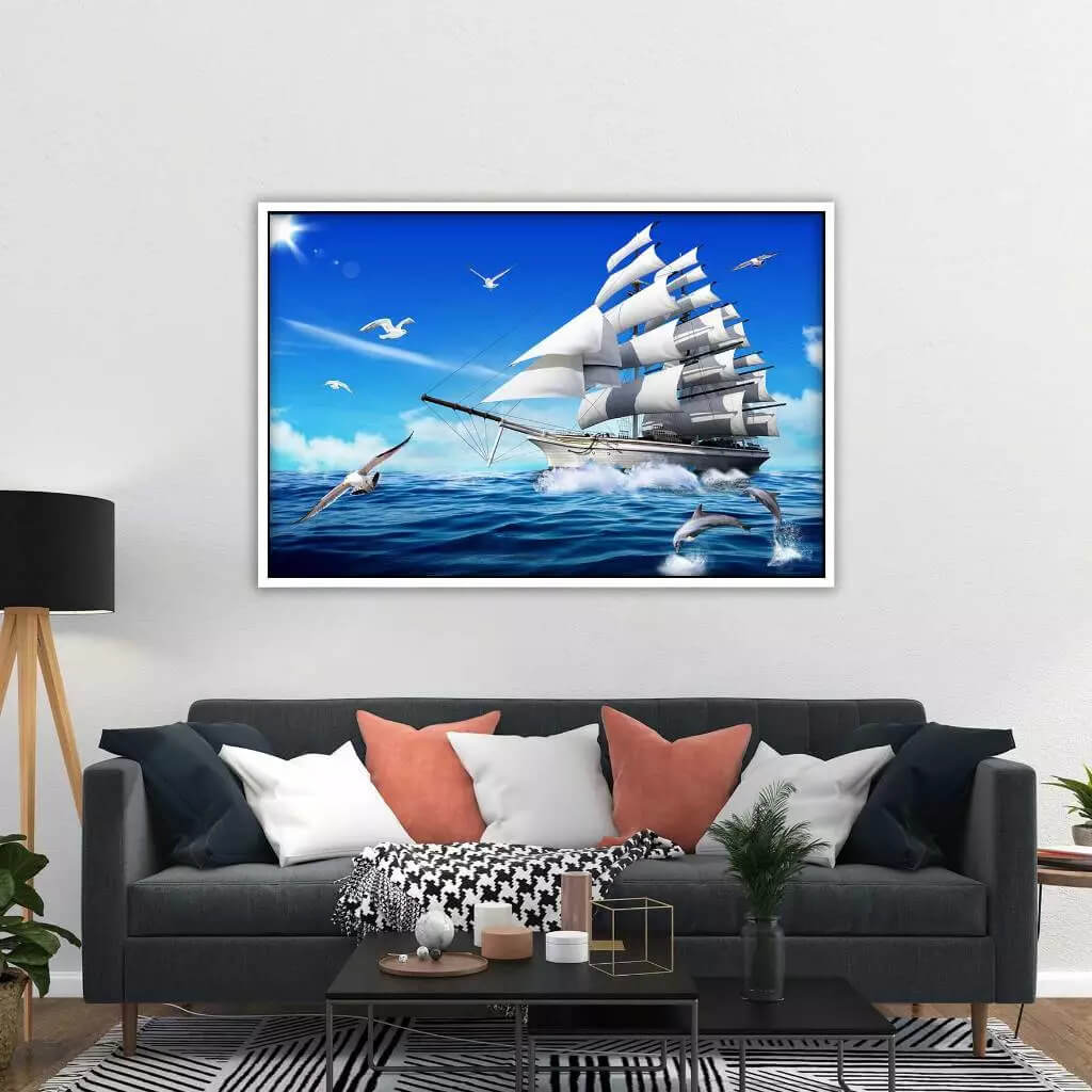 Tranh Thuận Buồm Xuôi Gió Treo Hướng Nào Để Đón Tài Lộc 2025