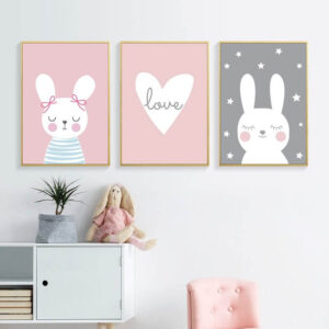 Tranh Treo Phòng Ngủ Cho Bé Gái BG01