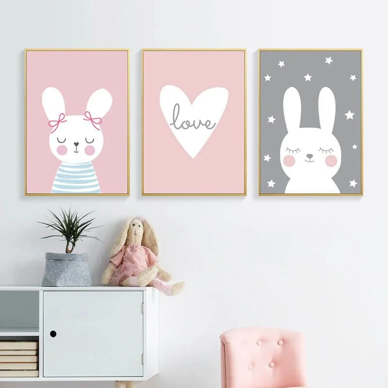 Tranh Treo Phòng Ngủ Cho Bé Gái BG01