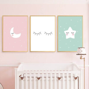 Tranh Treo Phòng Ngủ Cho Bé Gái BG01