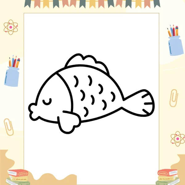 Tranh Tô Màu Con Cá Chép: Tranh Tô Màu Cho Bé 2025