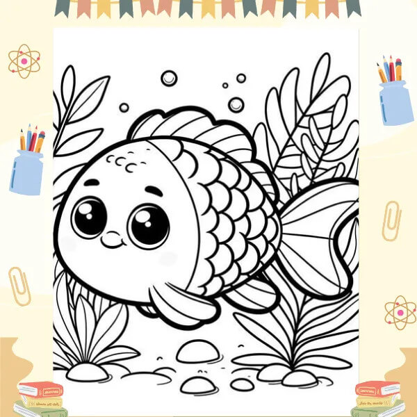 Tranh Tô Màu Con Cá Chép: Tranh Tô Màu Cho Bé 2025