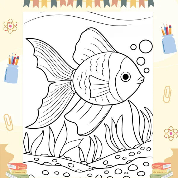 Tranh Tô Màu Con Cá Chép: Tranh Tô Màu Cho Bé 2025