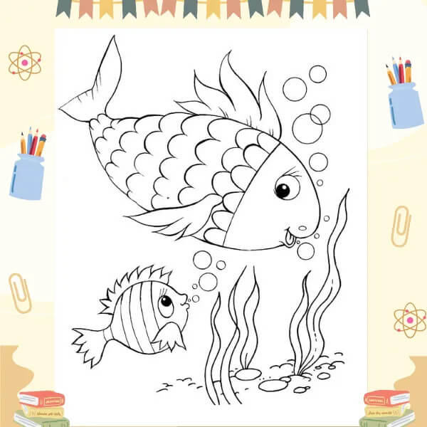 Tranh Tô Màu Con Cá Chép: Tranh Tô Màu Cho Bé 2025