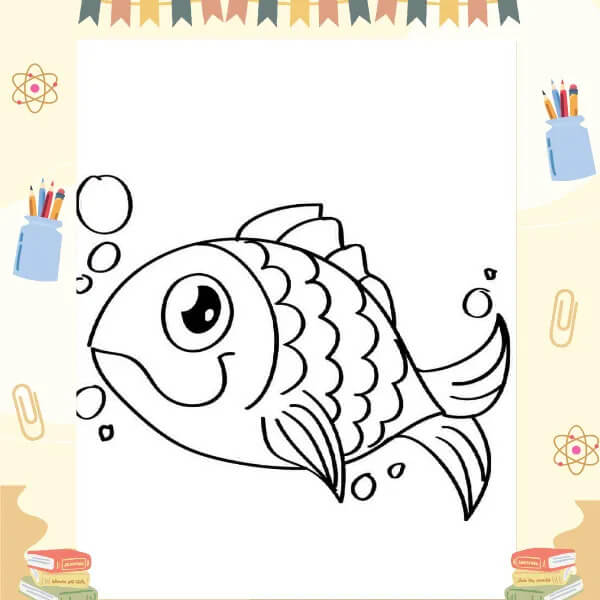 Tranh Tô Màu Con Cá Chép: Tranh Tô Màu Cho Bé 2025