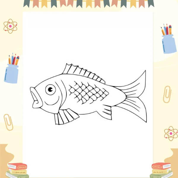 Tranh Tô Màu Con Cá Chép: Tranh Tô Màu Cho Bé 2025