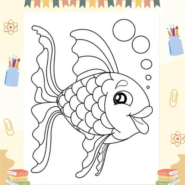 Tranh Tô Màu Con Cá Chép: Tranh Tô Màu Cho Bé 2025