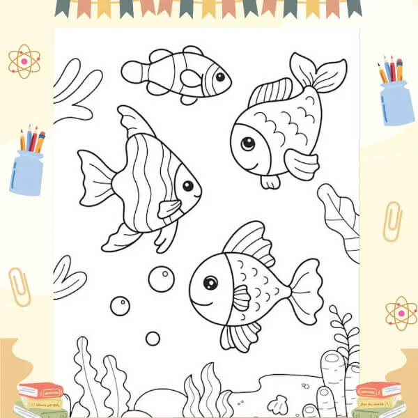 Tranh Tô Màu Con Cá Chép: Tranh Tô Màu Cho Bé 2025