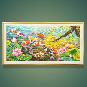 Hinh Anh Ca Chep Hoa Sen CS01 2025 FTS Decor