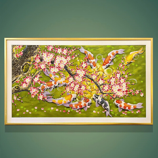 Hinh Anh Ca Chep Hoa Sen CS01 2025 FTS Decor