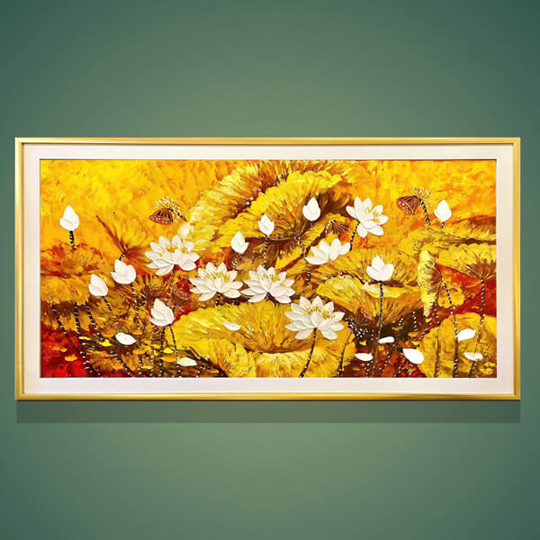 Nhung Buc Tranh Hoa Sen Dep Nhat FTS Decor 2025