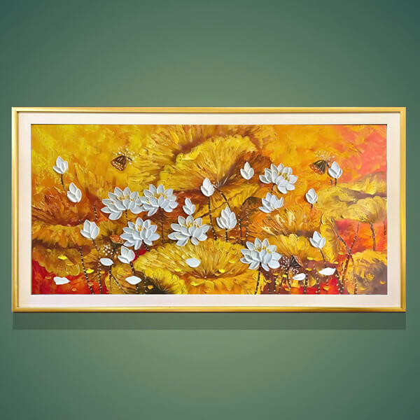 Nhung Buc Tranh Hoa Sen Dep Nhat FTS Decor 2025