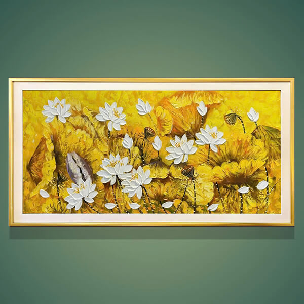 Nhung Buc Tranh Hoa Sen Dep Nhat FTS Decor 2025