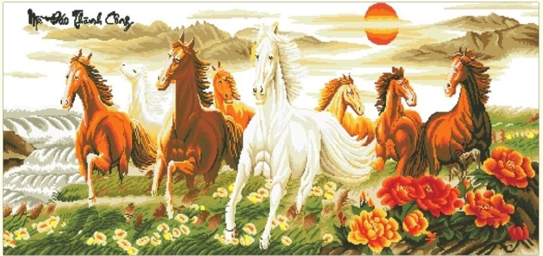 Bí Ẩn Tranh Thêu Mã Đáo Thành Công Hợp Với Tuổi Nào?