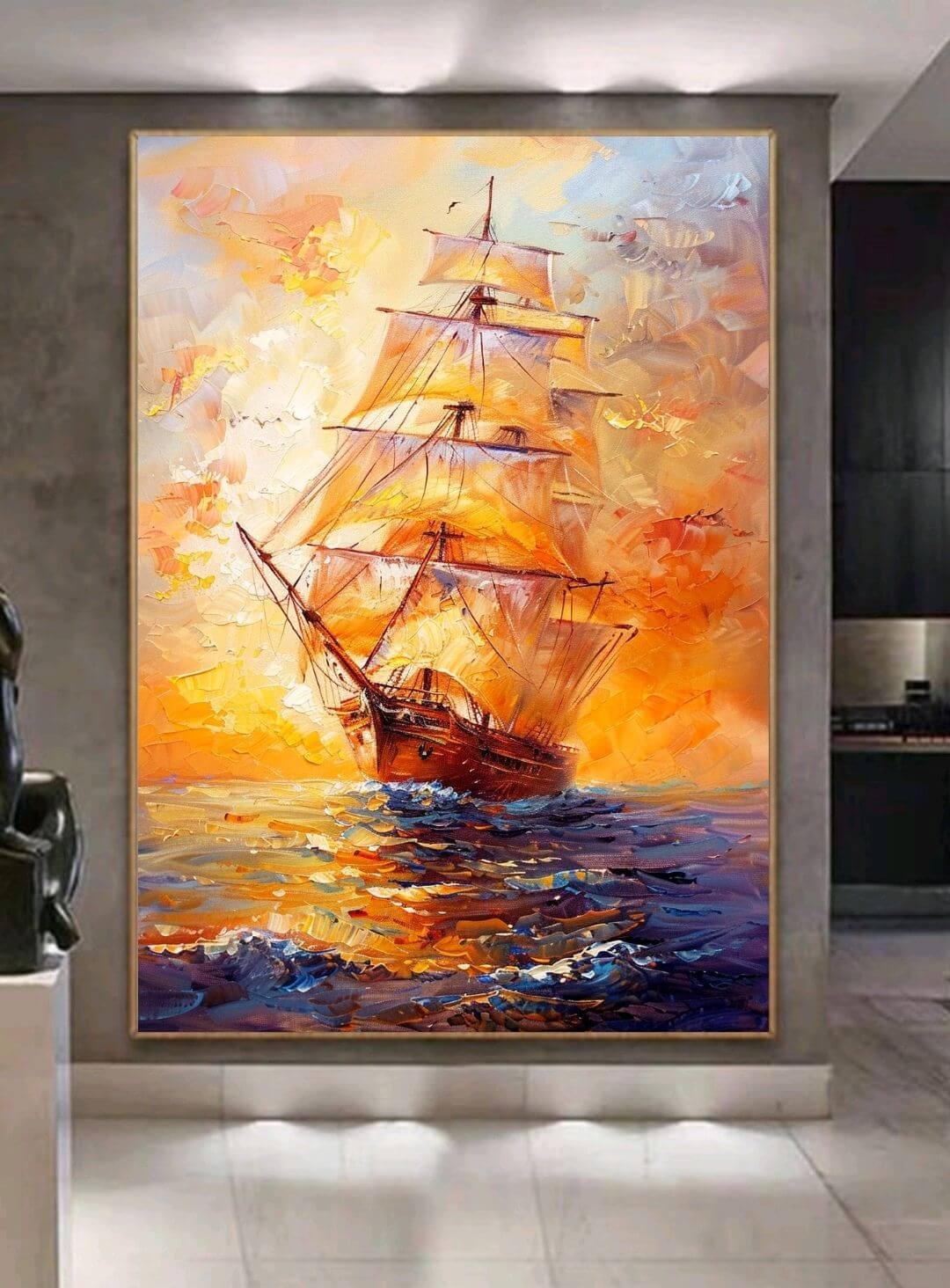 các kiểu tranh treo tường nghệ thuật 2025 FTS Decor