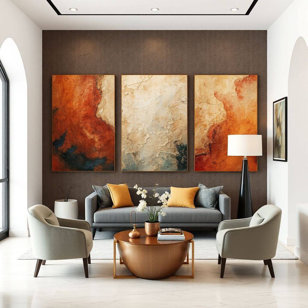 các kiểu tranh treo tường nghệ thuật 2025 FTS Decor