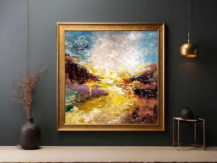 các kiểu tranh treo tường nghệ thuật 2025 FTS Decor