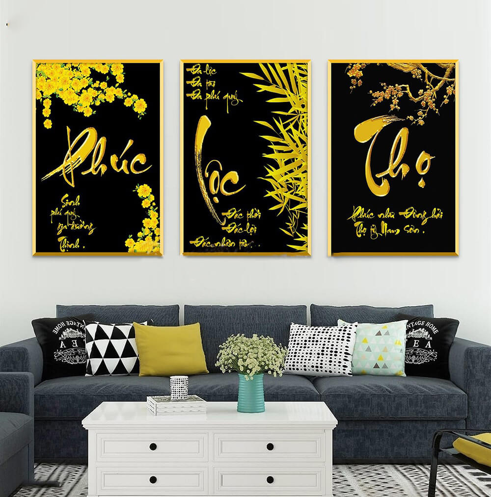 Tranh Treo Tuong Phuc Loc Tho 2025 FTS Decor