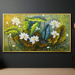 Hoa Sen Trắng Trong Ánh Sáng